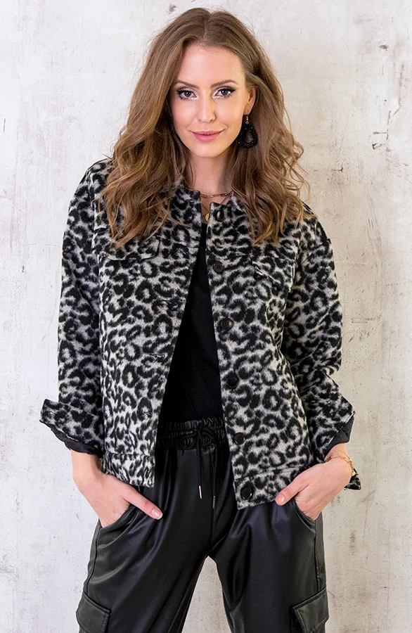 Panter Fleece Jacket Zwart